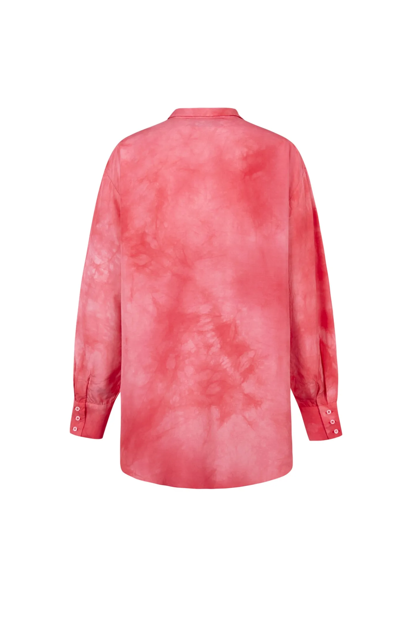 Lupita, pink maltinto silk shirt