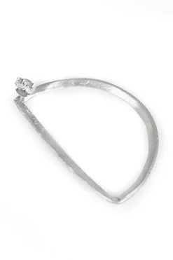 Maa left, individual silver earring