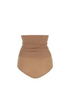 Maris, brief alto en cachemir cocoa