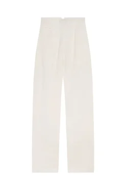 Marlo, ecru linen pants