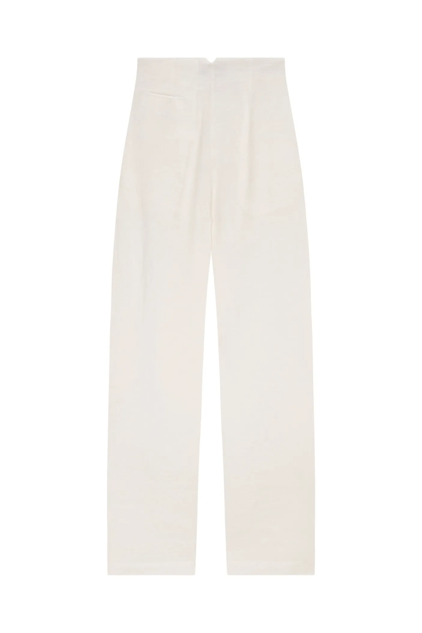 Marlo, ecru linen pants