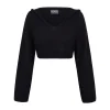 Marlon, hoodie de punto negro