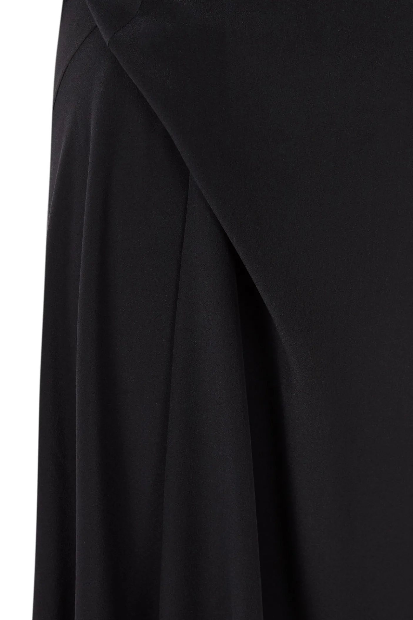 Martina, vestido de seda negro