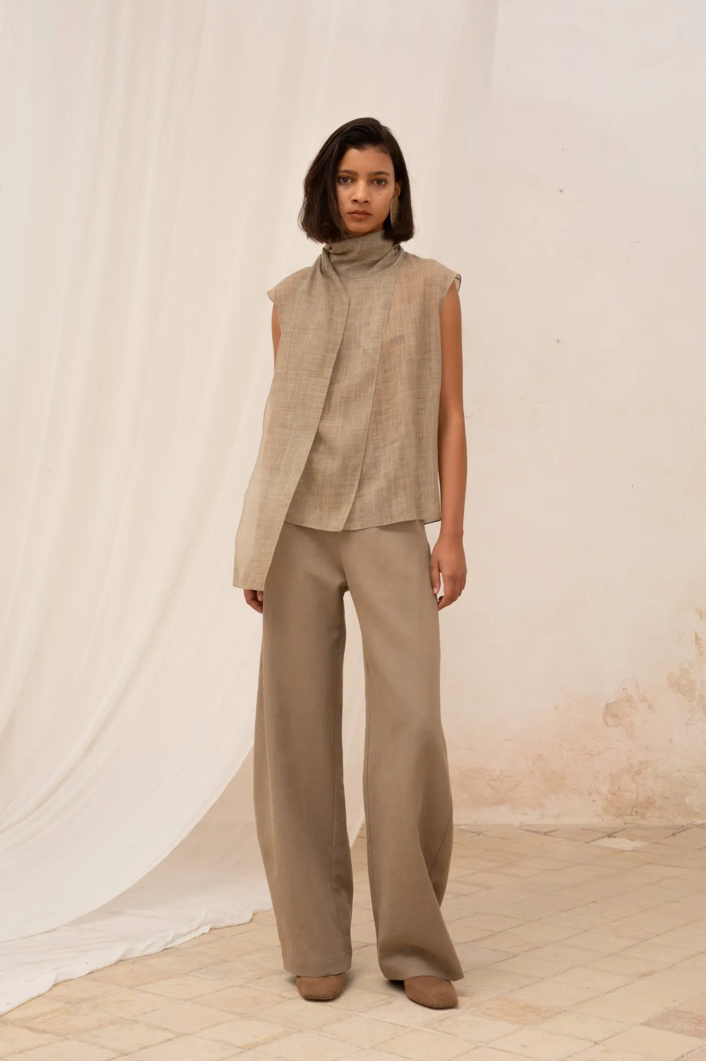 Mas, mink linen pants