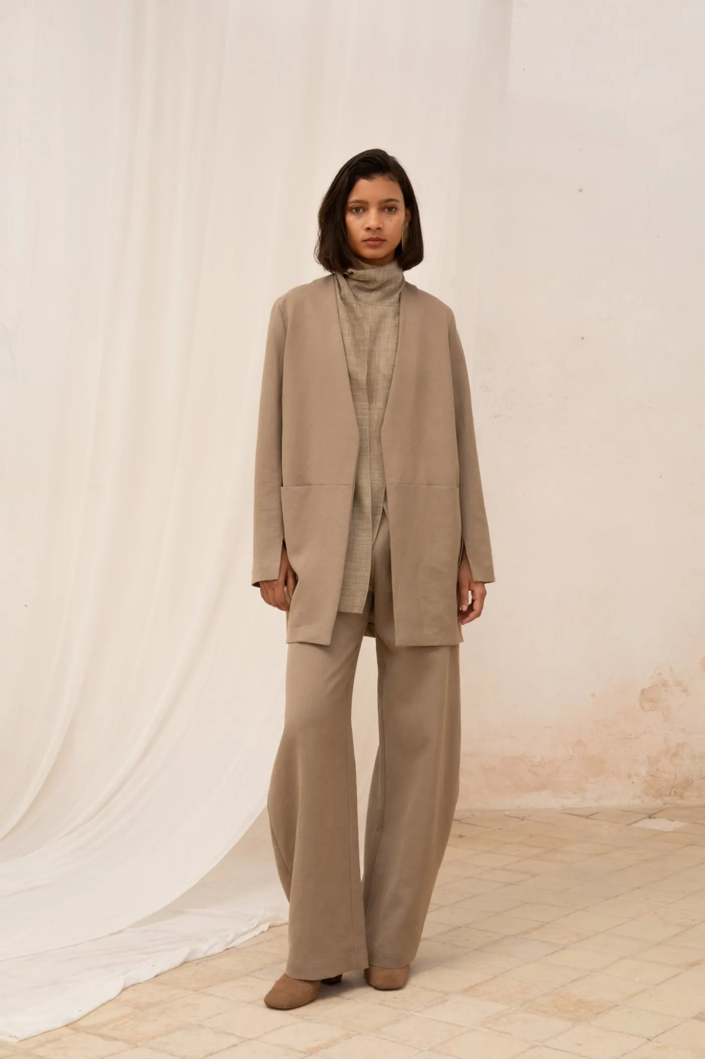 Mas, mink linen pants
