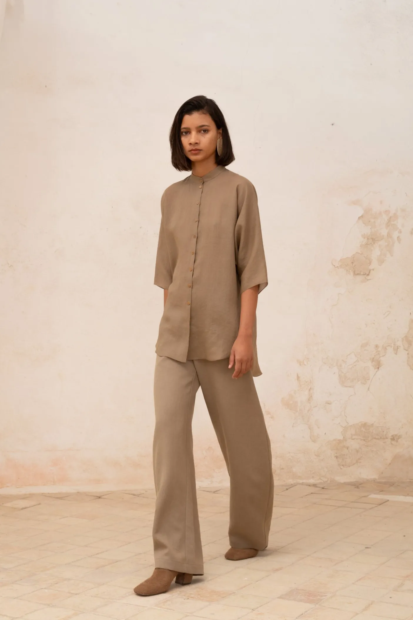 Mas, mink linen pants
