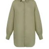 Matz, camisa en ramio verde