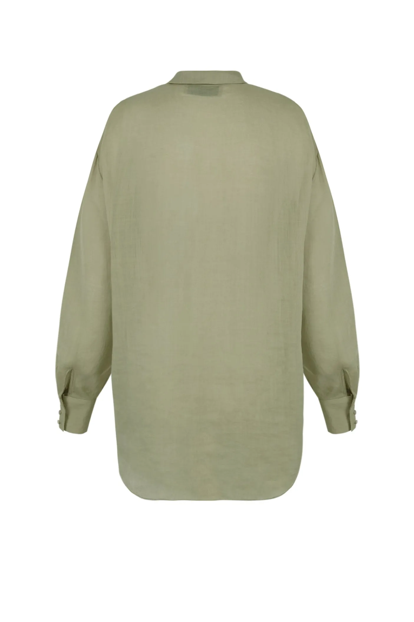 Matz, camisa en ramio verde