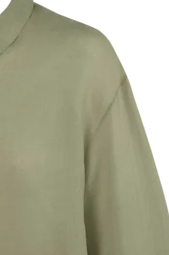Matz, camisa en ramio verde