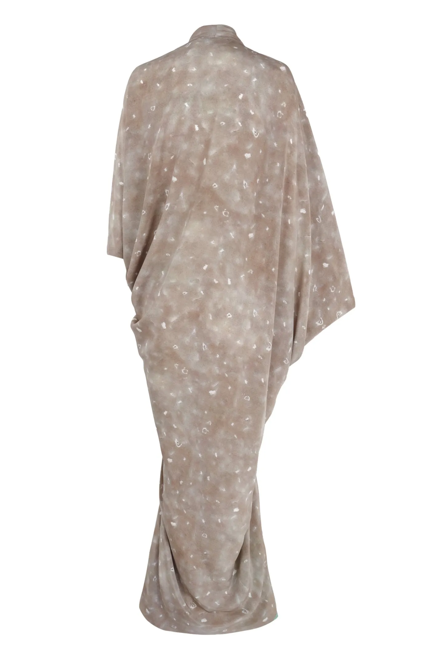 Mayu, vestido en seda organica ayaz print