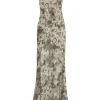 Meena, elmas print silk dress