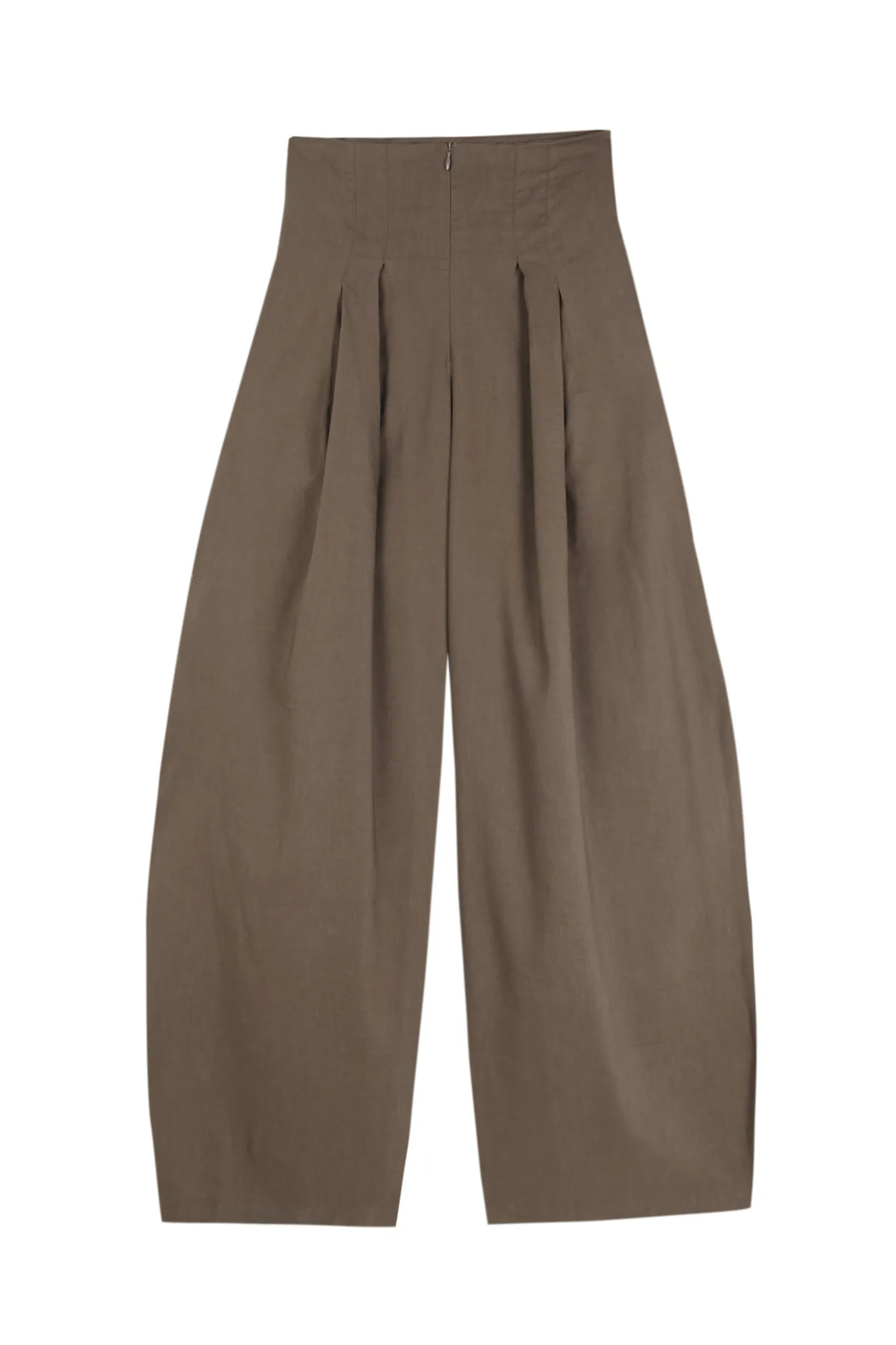 Mira, cocoa high-waisted pants