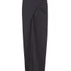 Mira, graphite wrap skirt