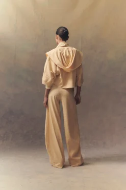 Mira, light peach jacket