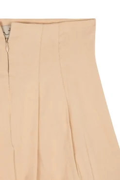 Mira, pantalón de talle alto melocotón claro