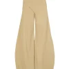 Mite, beige wrap pants
