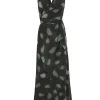 Molly, vestido de seda mint print