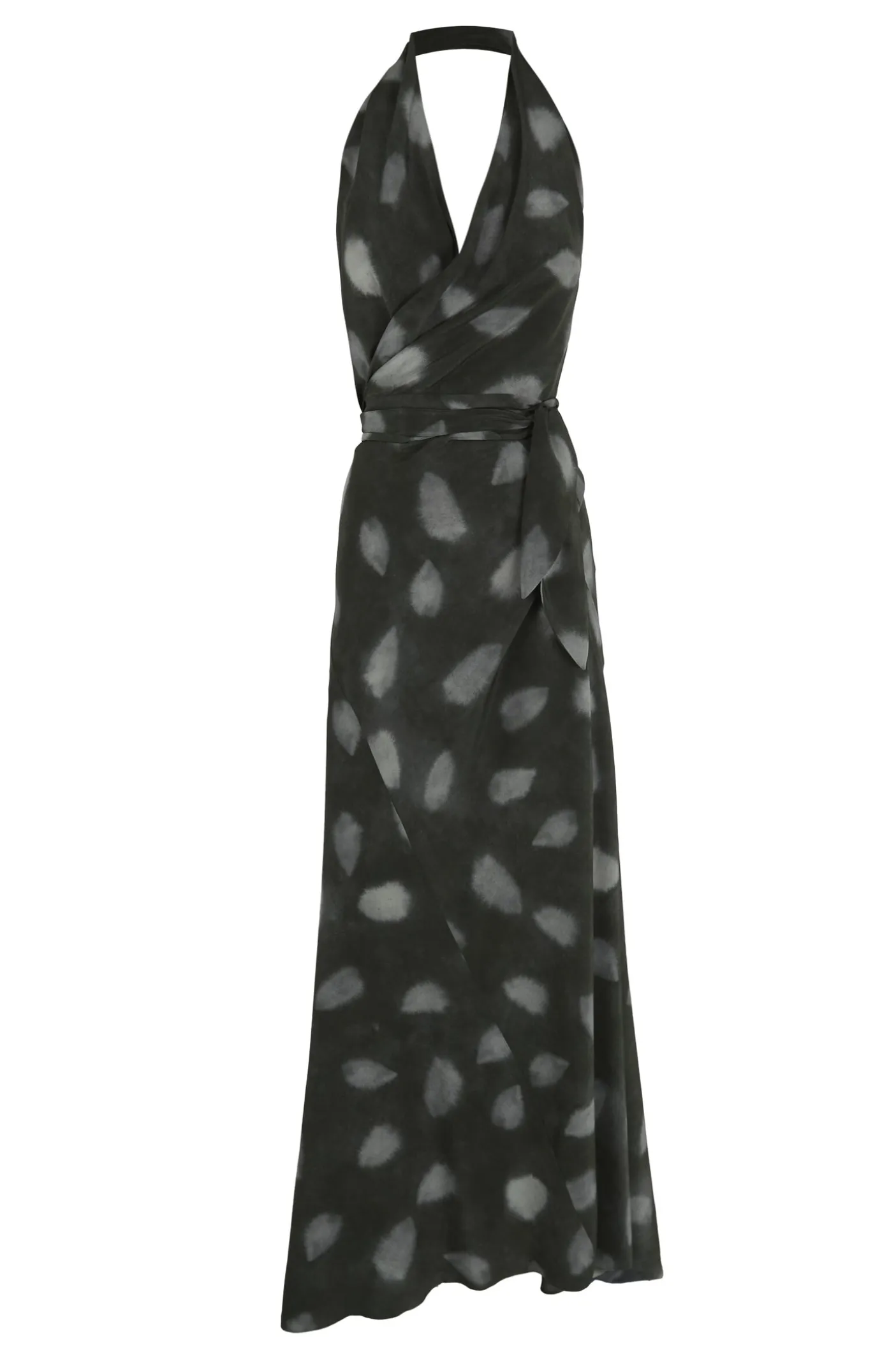 Molly, vestido de seda mint print