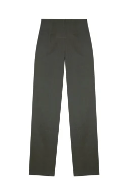 Mota, pantalon recto grafito