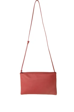 Myla, bolso bandolera en cuero rojo