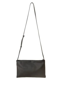 Myla, bolso bandolera en cuero negro