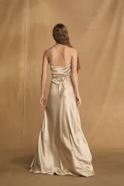 Nailah, champagne dress