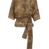 Nala, taiyo print ramie top