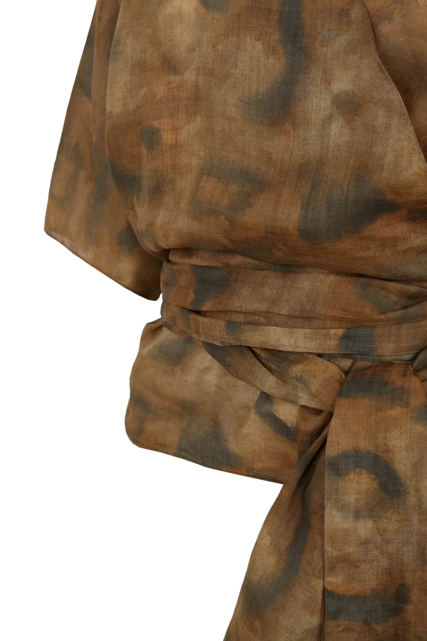 Nala, taiyo print ramie top