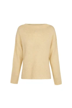 Nima, jersey oversize de alpaca, cachemir y seda marfil