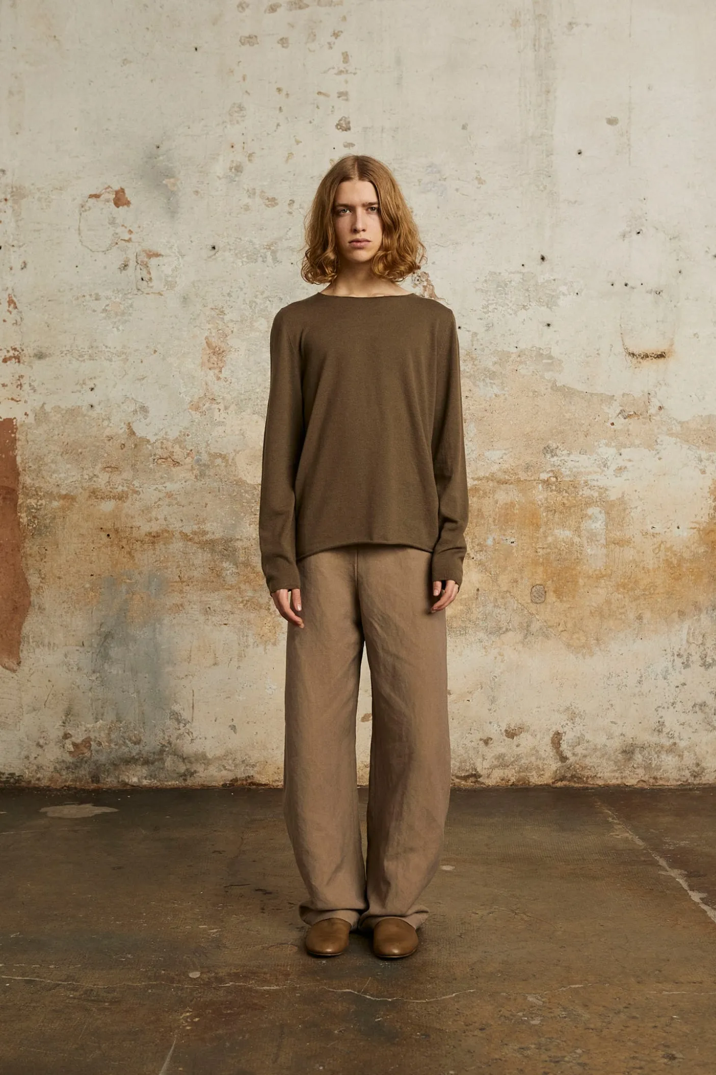 Ojala, gray wool and cashmere sweater
