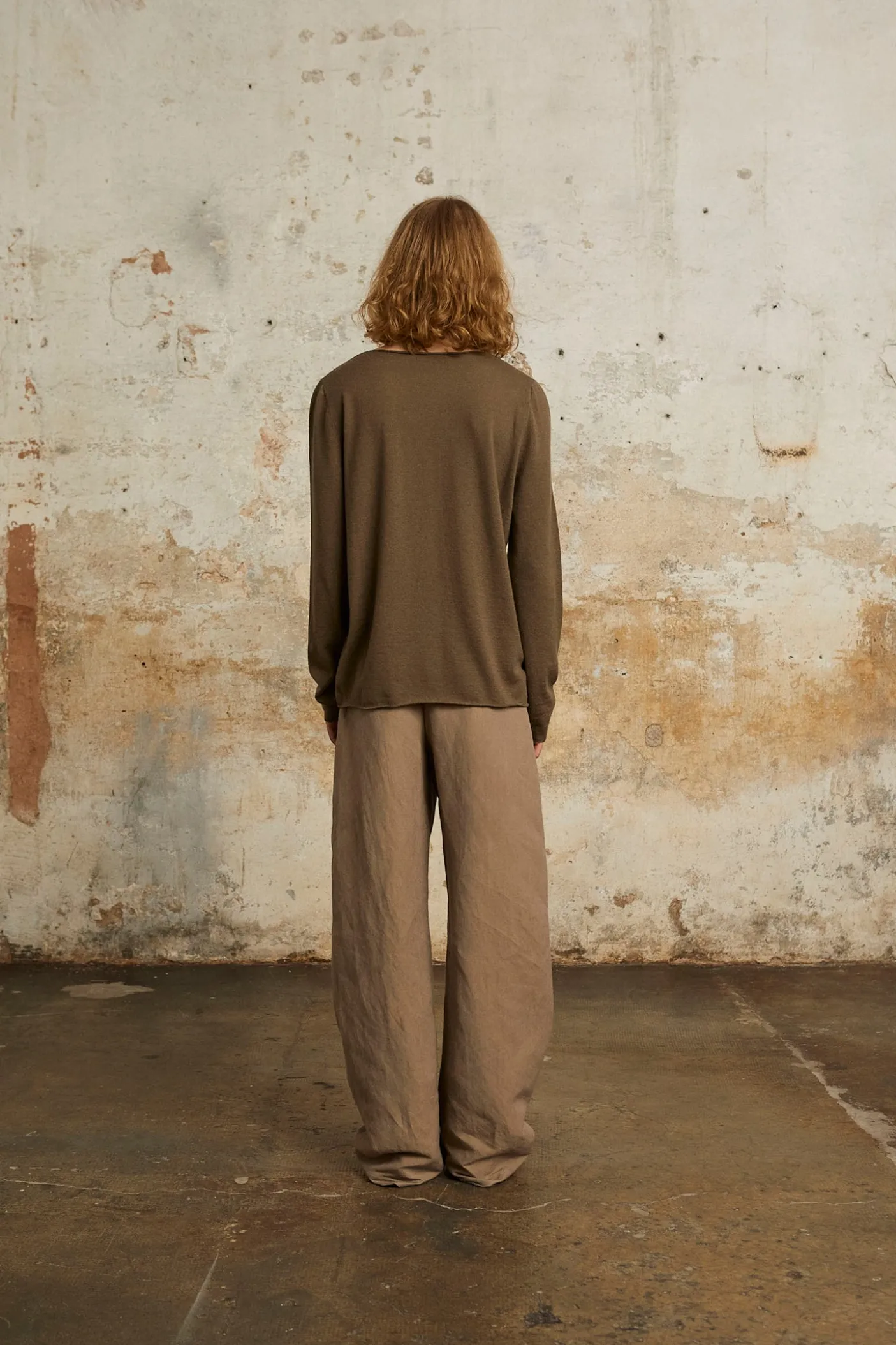 Ojala, gray wool and cashmere sweater