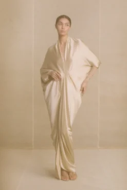 Ona, champagne dress