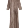 Ono, vestido camisero cacao maltinto