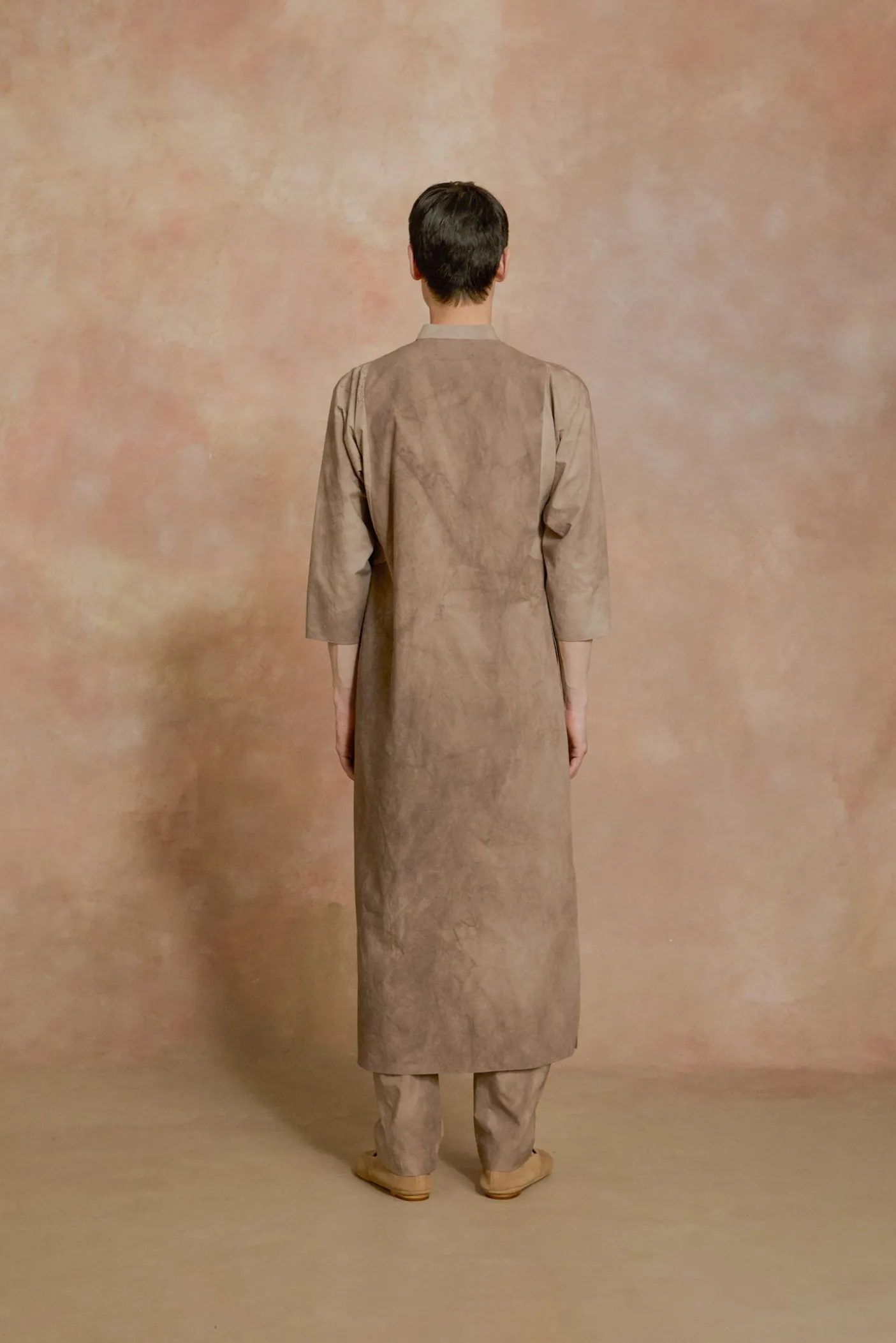 Ono, vestido camisero cacao maltinto