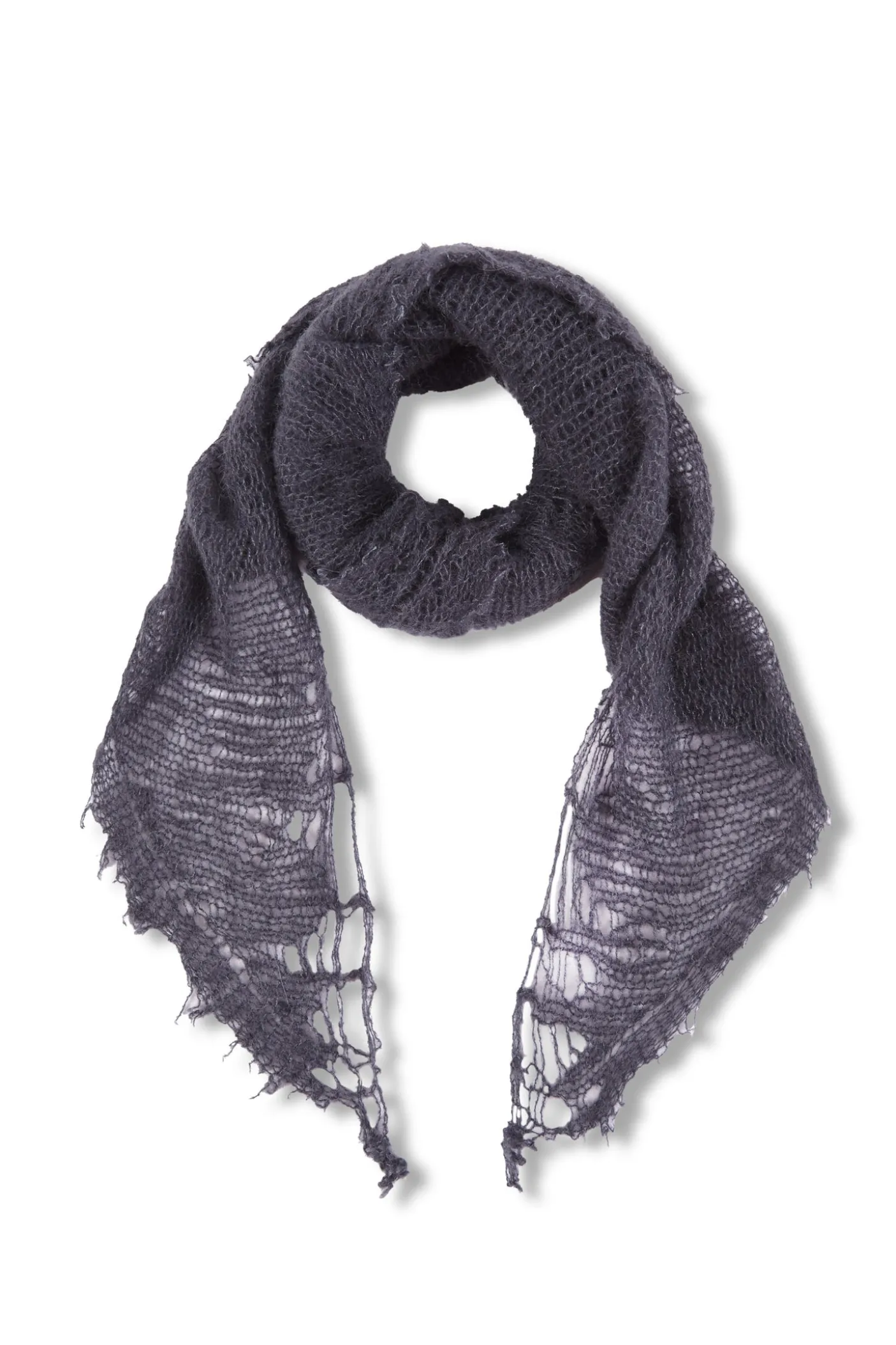 Onye, bandana de punto abierto gris