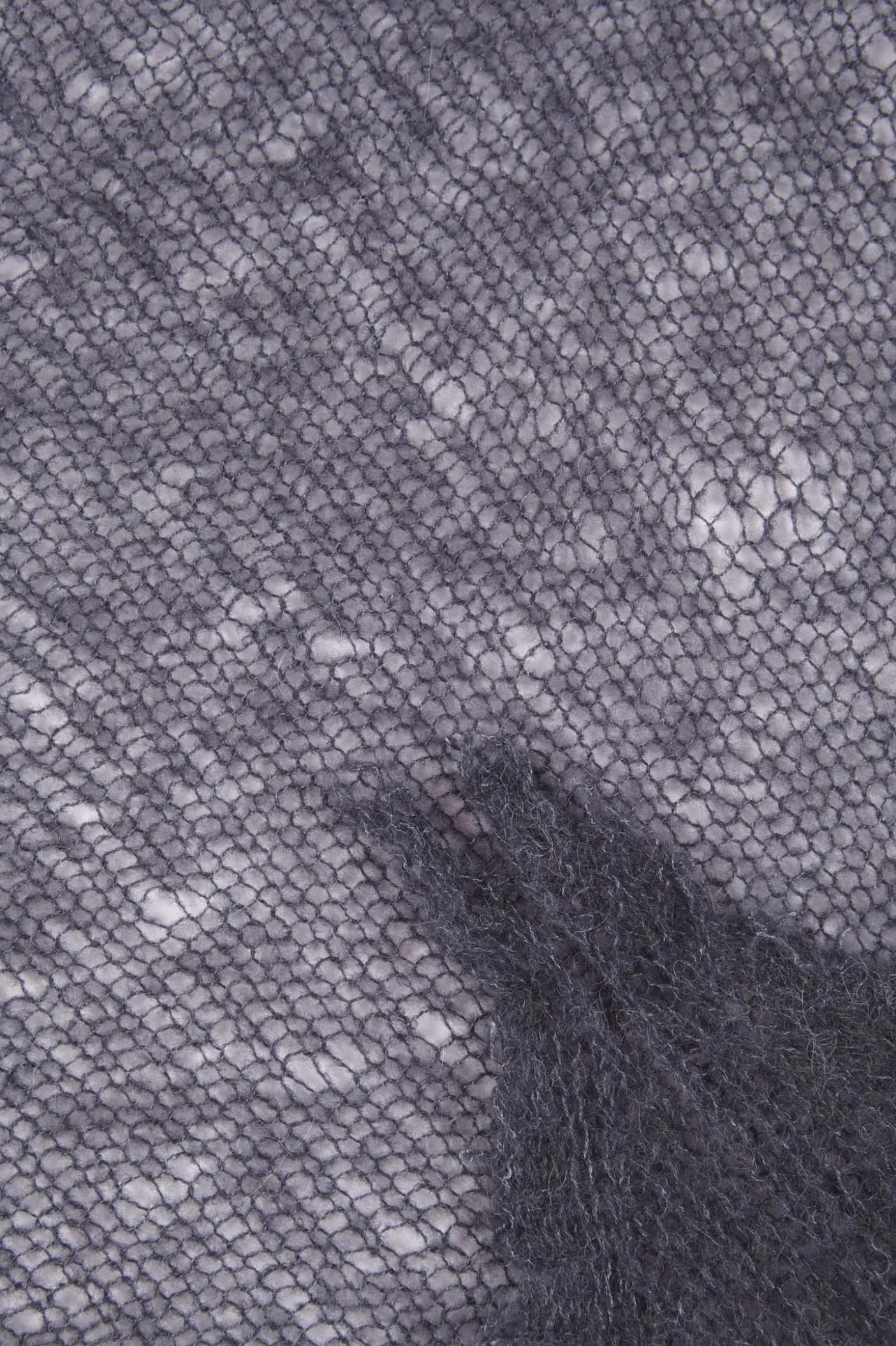 Onye, bandana de punto abierto gris