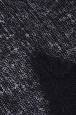 Onye, bandana de punto abierto negro