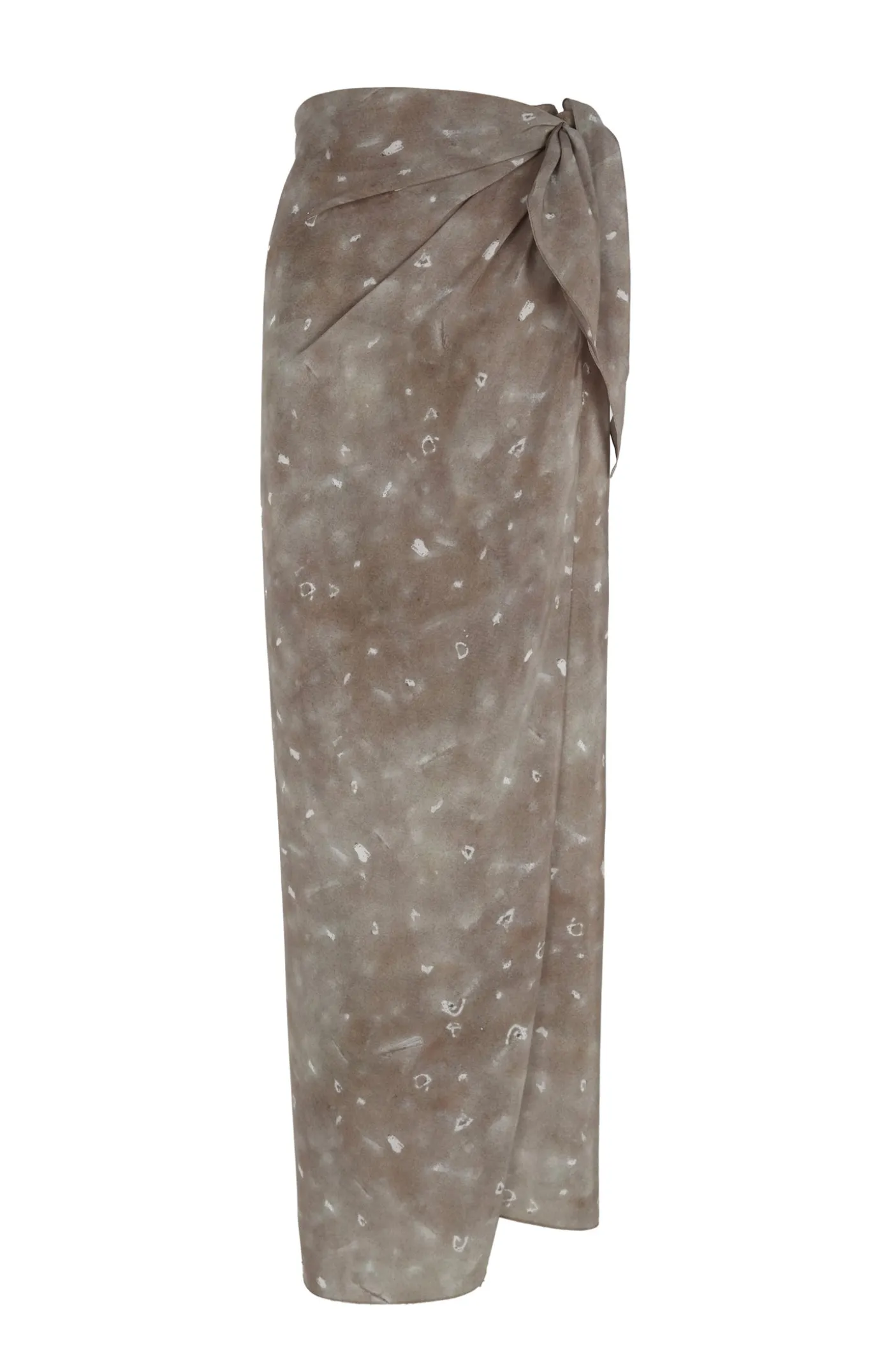 Pareo, ayaz print silk wrap skirt