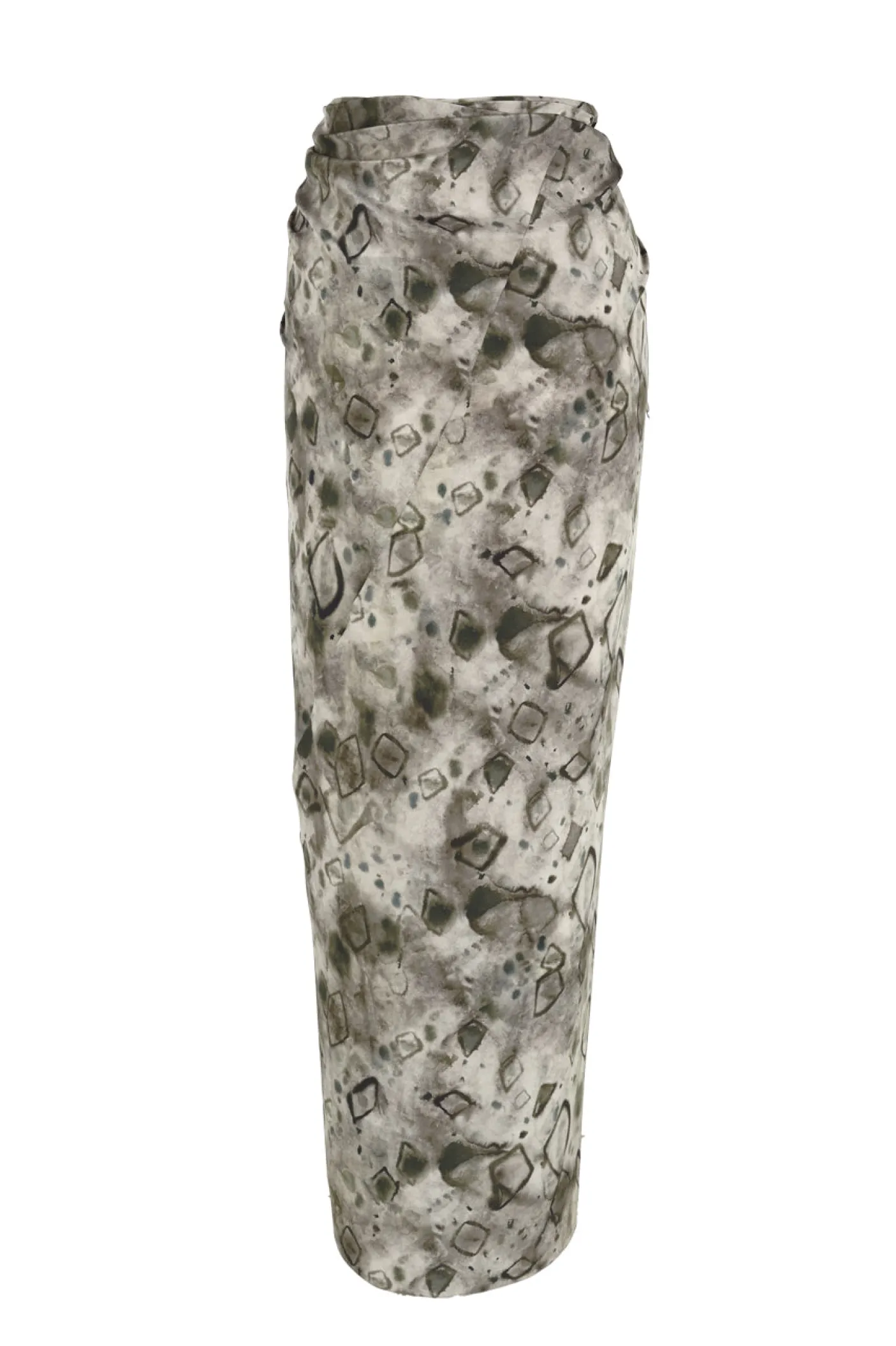 Pareo, elmas print silk skirt
