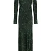 Paris, printed silk dress