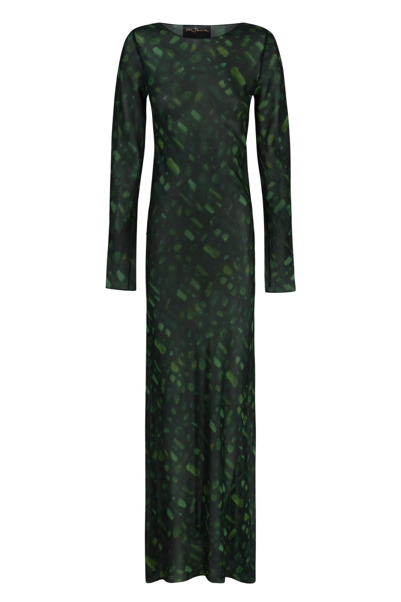 Paris, printed silk dress