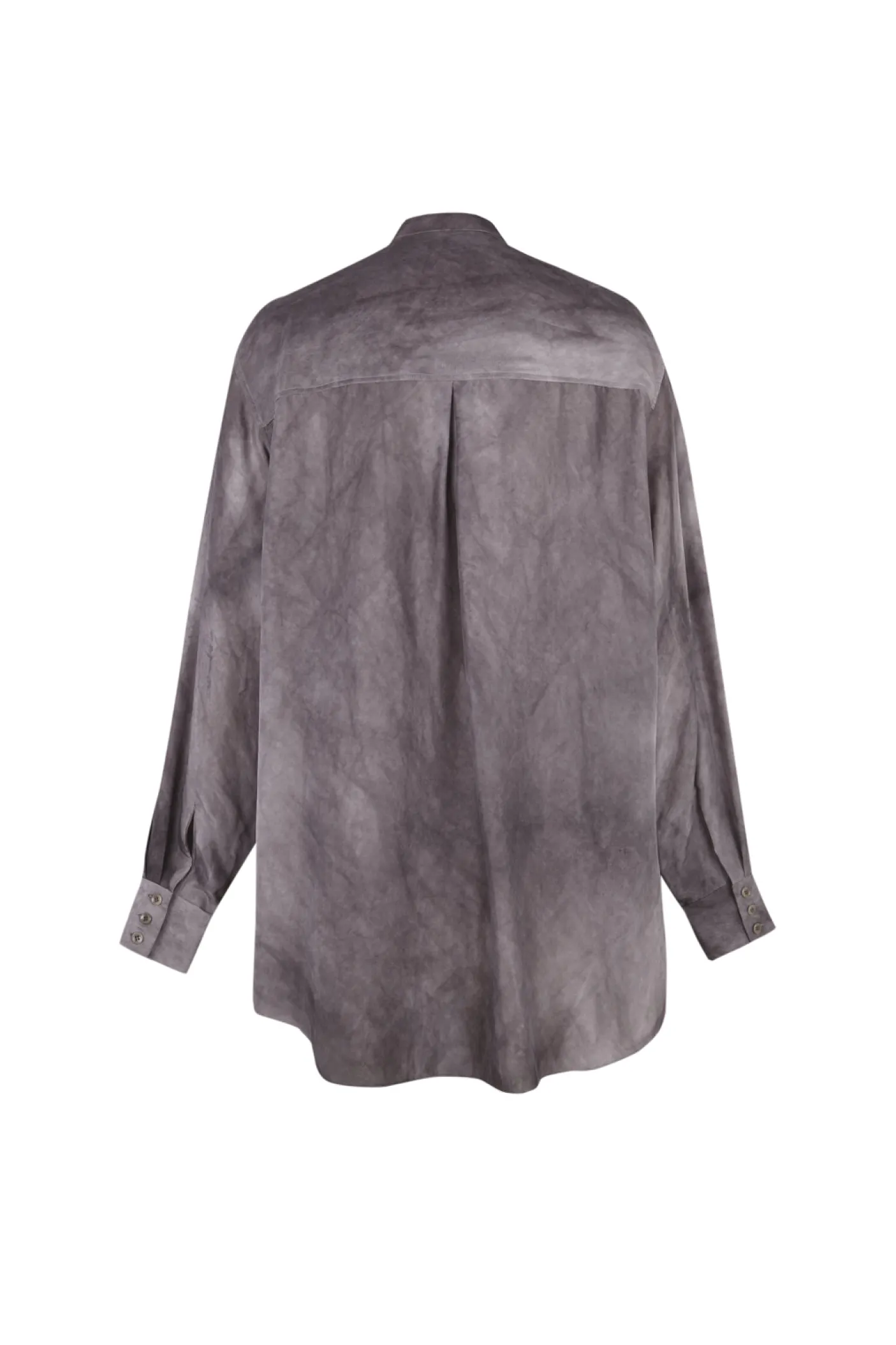 Park, camisa en seda lila maltinto