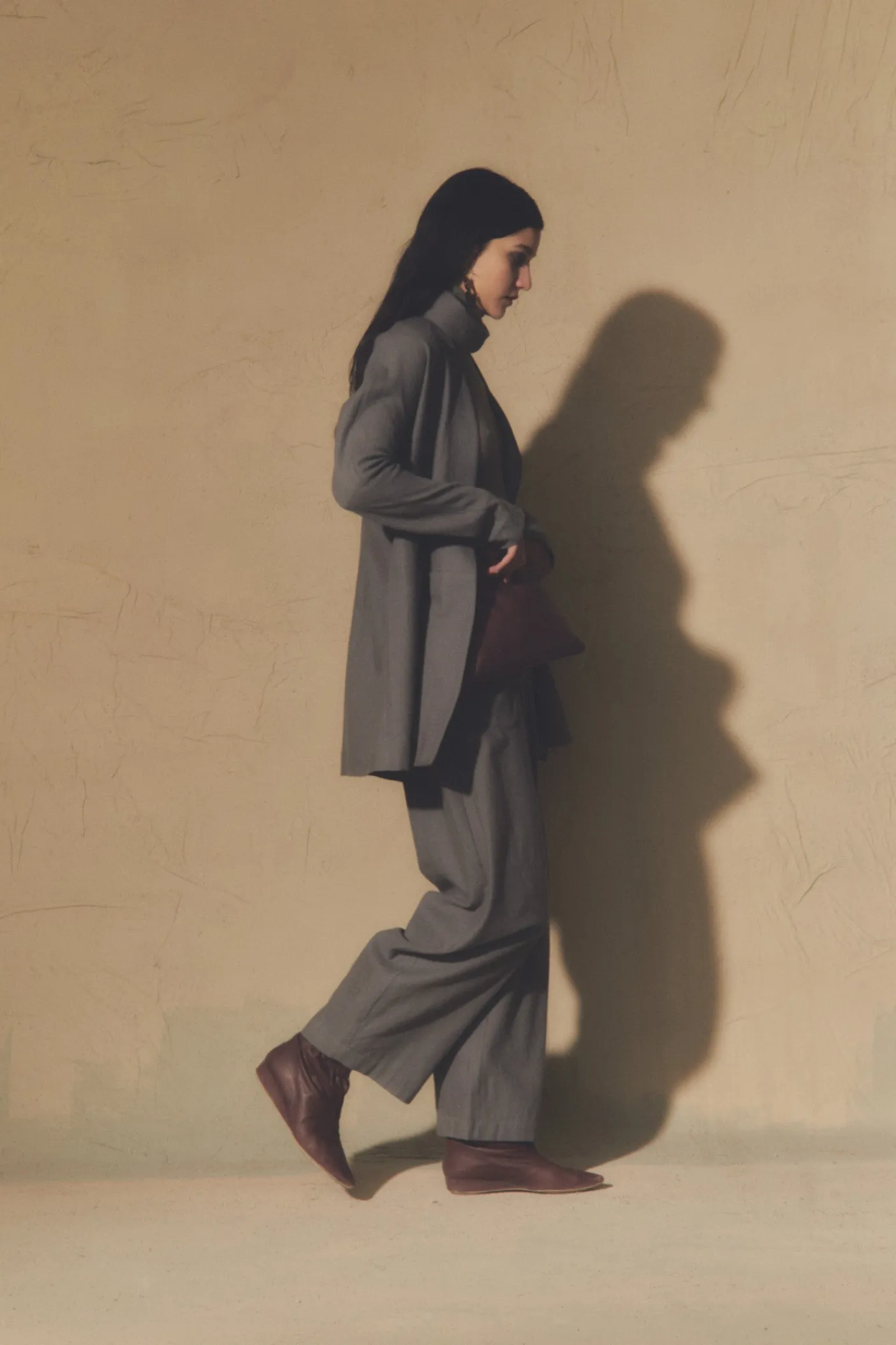 Patti, gray virgin wool jacket