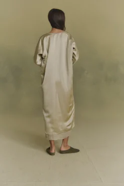 Paz, chaqueta larga nacar