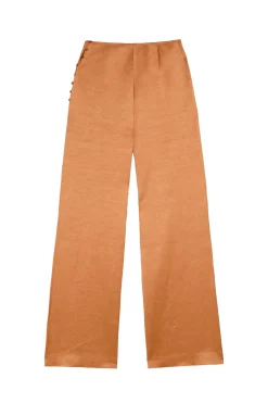 Paz, pantalon de campana mandarina