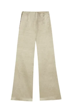 Paz, pantalon de campana nacar