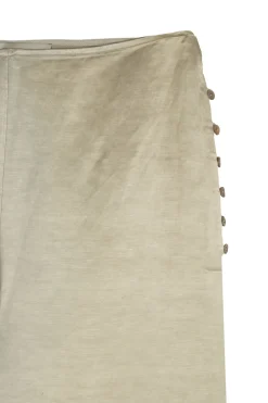 Paz, pantalon de campana nacar