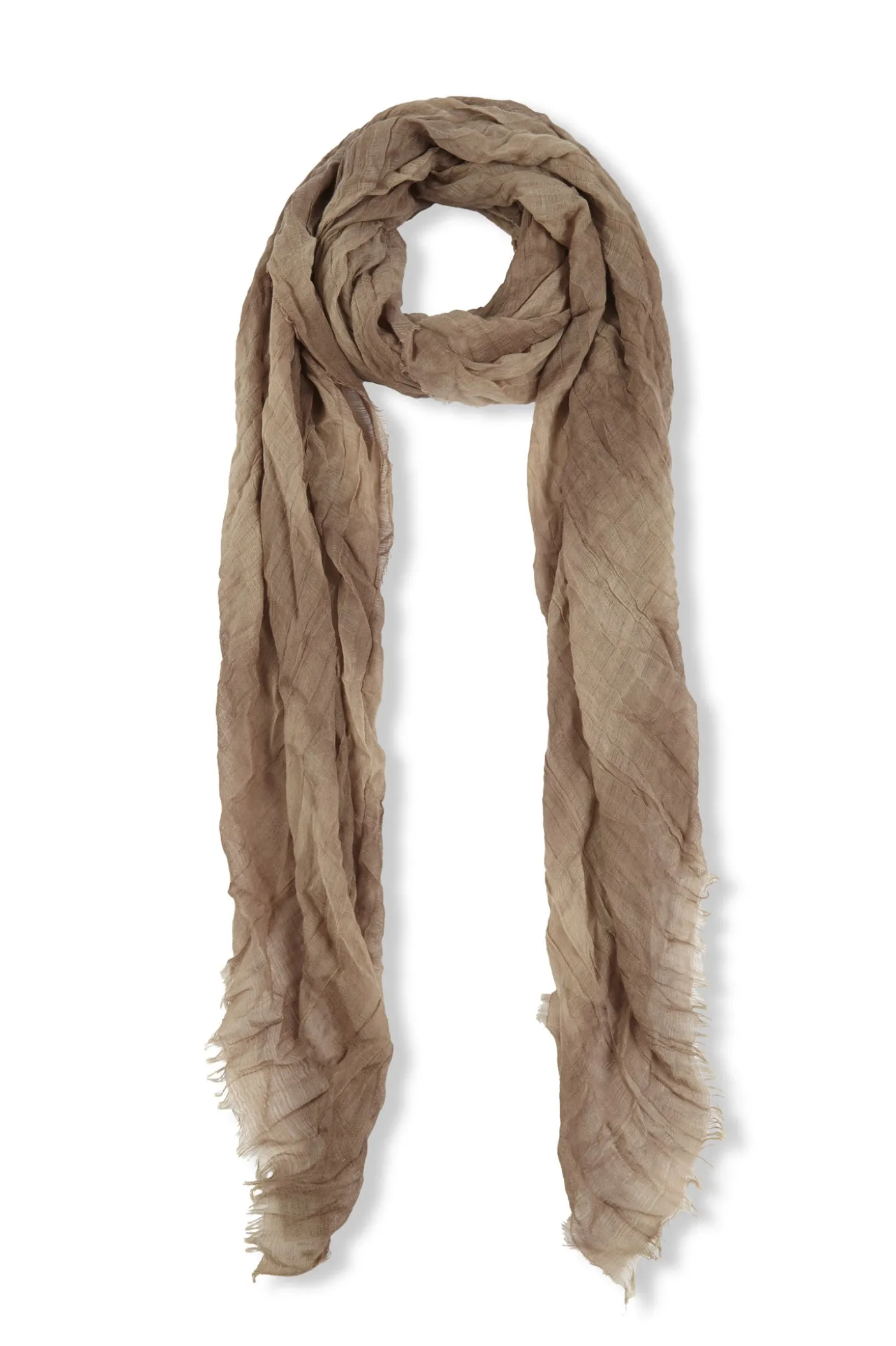 Postal, foulard a rayas vison