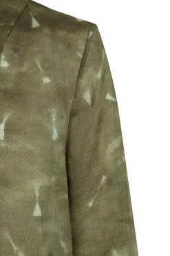 Rami, pua print ramie long shirt