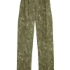 Rami, pua print ramie pants